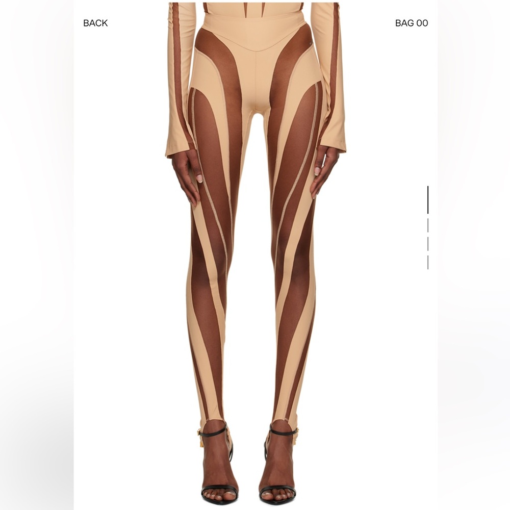 NWT Mugler leggings size 40